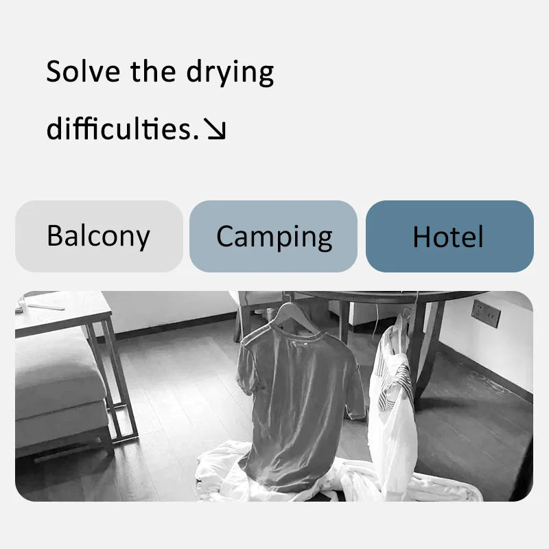 Folding Clothes Hanger Indoor Retractable Cloth Drying Rack Space Saving Home Laundry Clothesline Wall Mount Clothing Rack