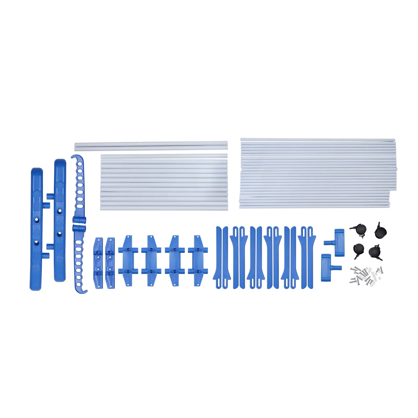 Foldable Clothes Drying Rack, Stainless Steel Garment Dryer Stand with 4-Tier Space & Side Wings, Space Saving Laundry Organizer