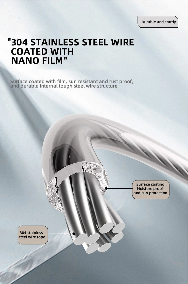 New Style Clothes Line Dryer Bathroom Drying Rack Clothes Rack Laundry Drying Hanger Double Layer WB3029