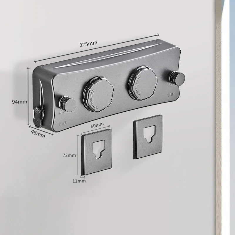 New Style Clothes Line Dryer Bathroom Drying Rack Clothes Rack Laundry Drying Hanger Double Layer WB3029